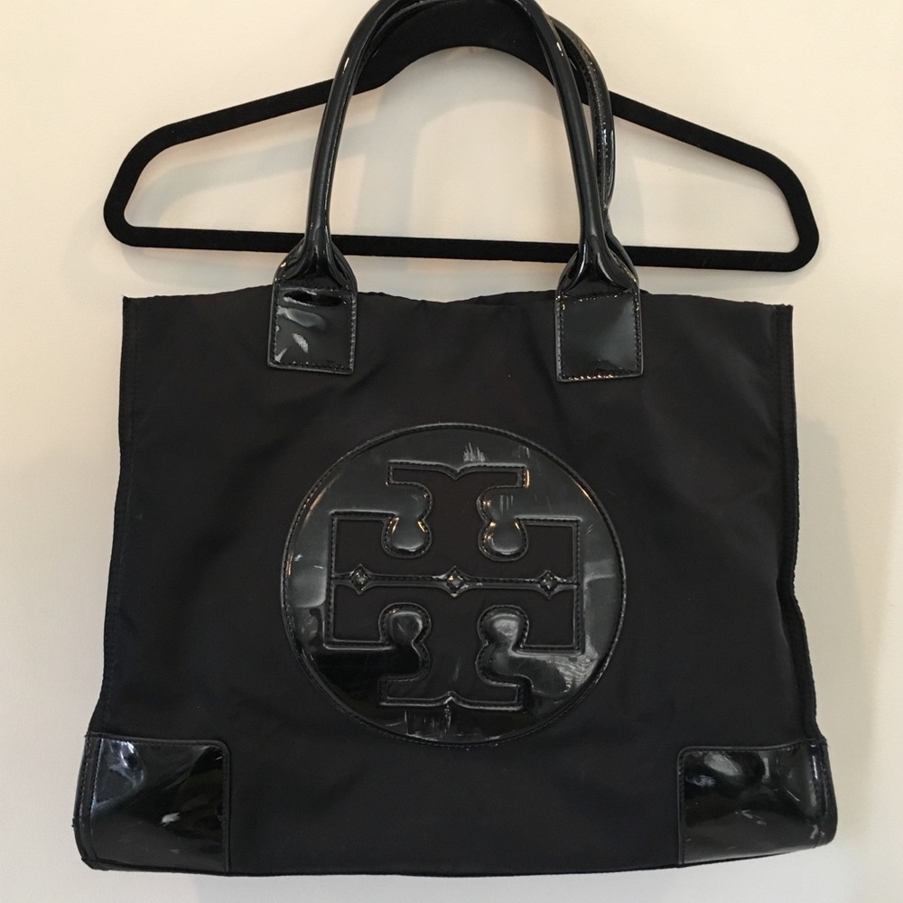Tory Burch Ella Nylon Tote - Black